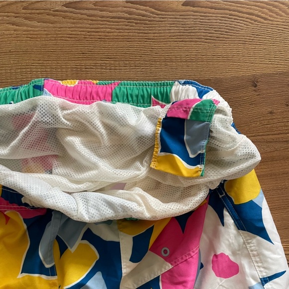 Old Navy Floral Print swim trunks in Multicolor size XXXL summer sun beach lined - Picture 7 of 9